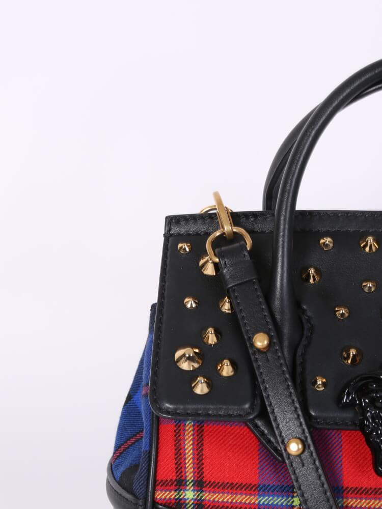 Versace tartan bag shop