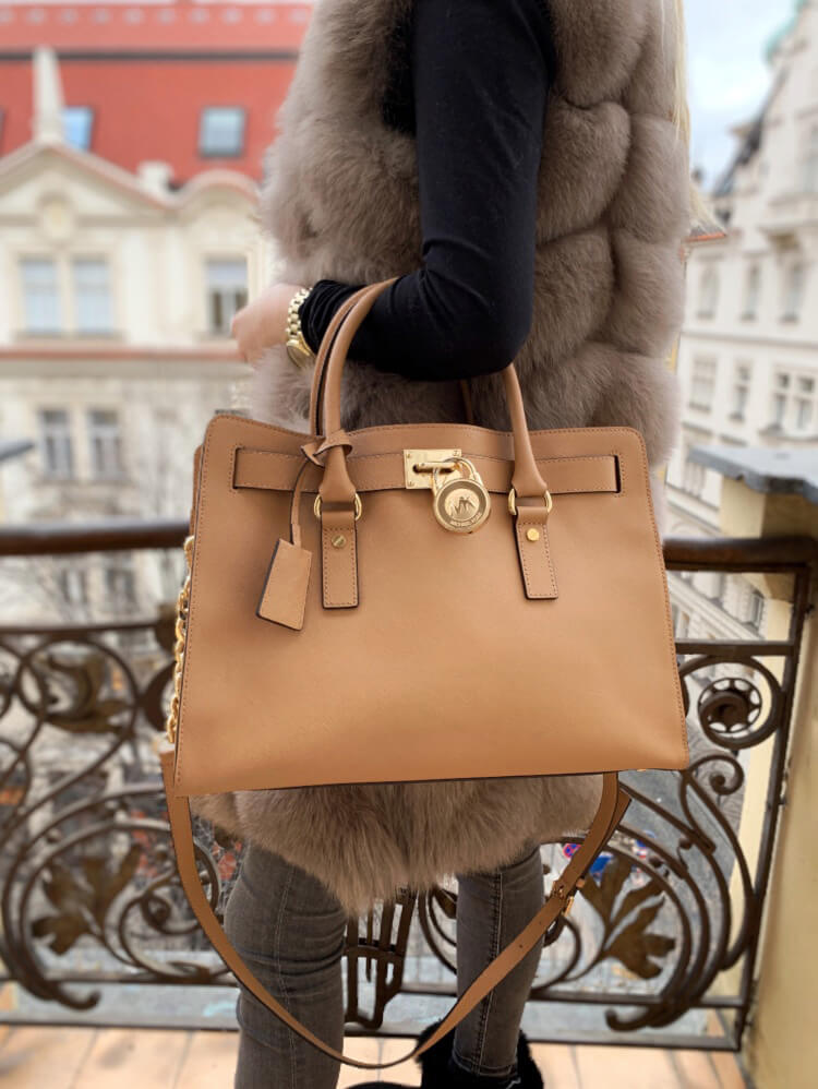 Michael Kors Hamilton Saffiano Satchel 