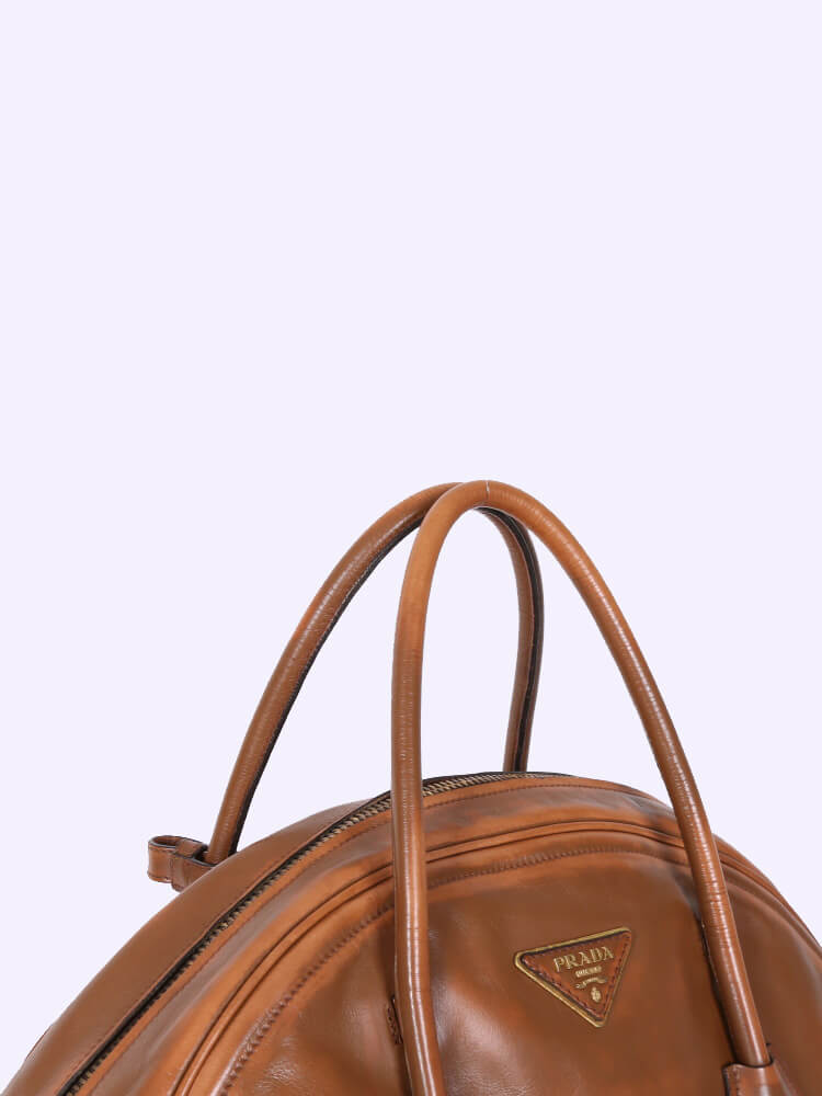 vintage prada bowling bag
