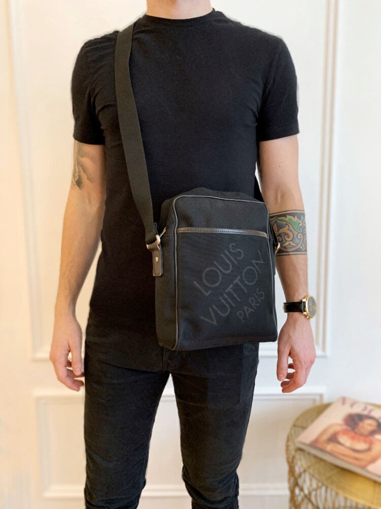 Citadin Damier Geant Canvas Messenger Bag – Poshbag Boutique