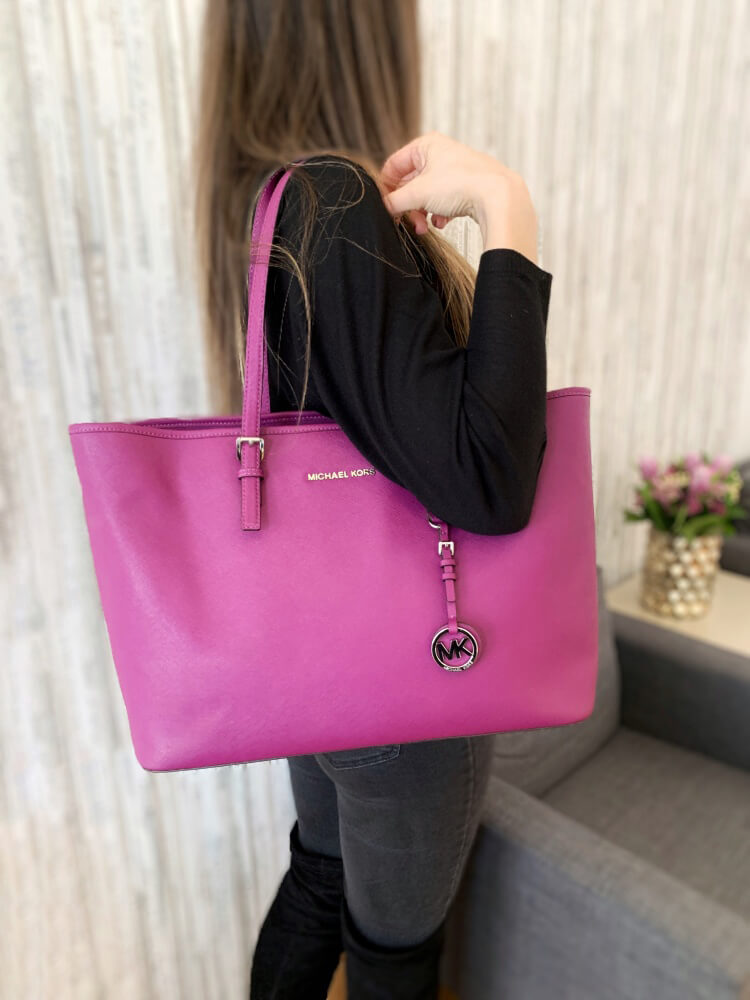 michael kors bag violet