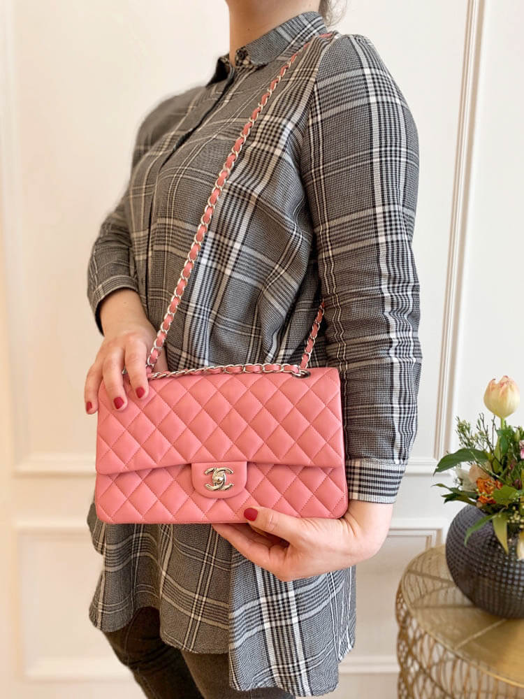 chanel flap pink