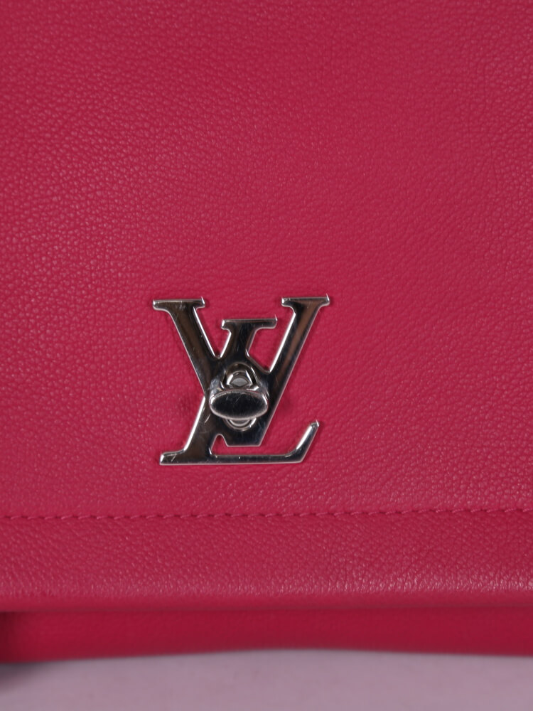 Louis Vuitton - Lockme II Calfskin Bag Dahlia