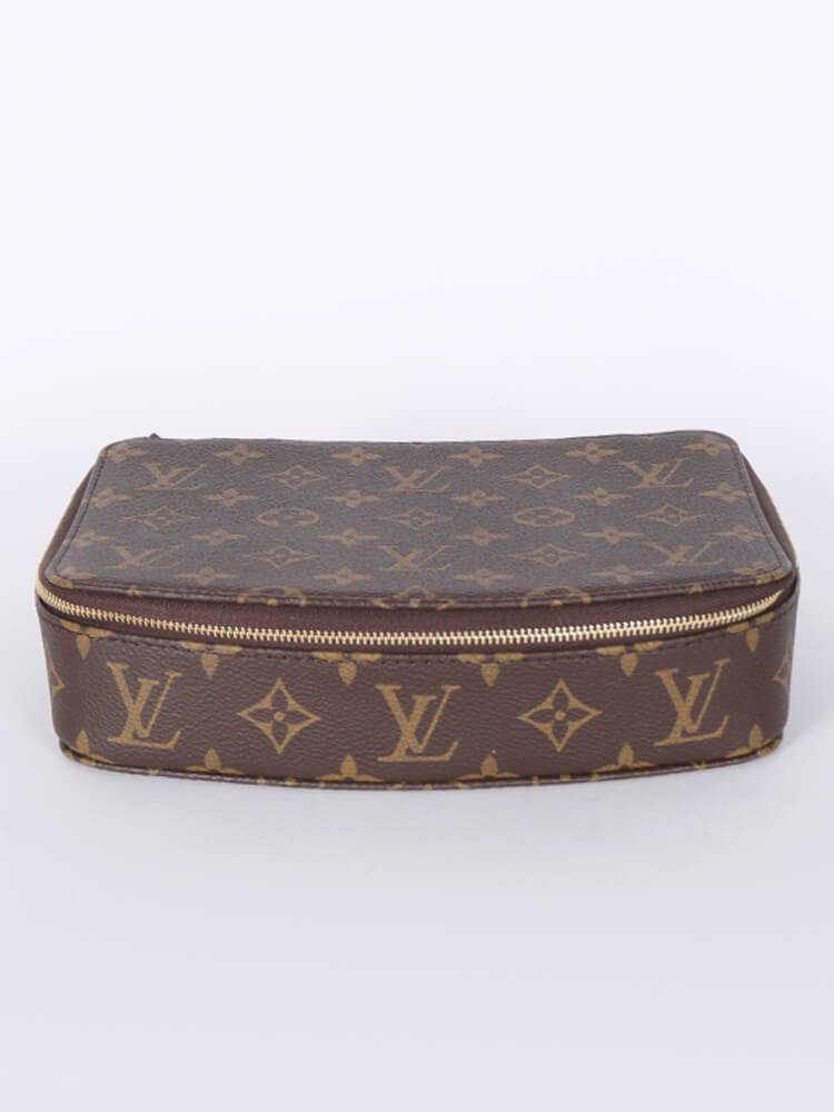 Auth Louis Vuitton Monogram Monte Carlo Jewelry Case box vintage 0E120110n