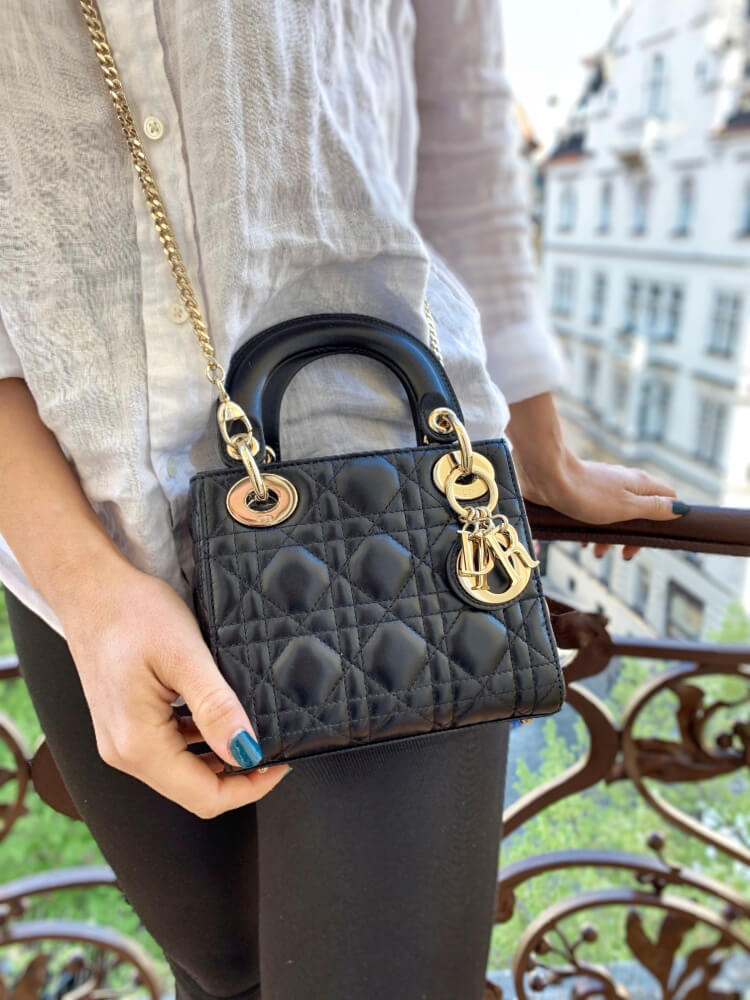 lady dior caviar leather