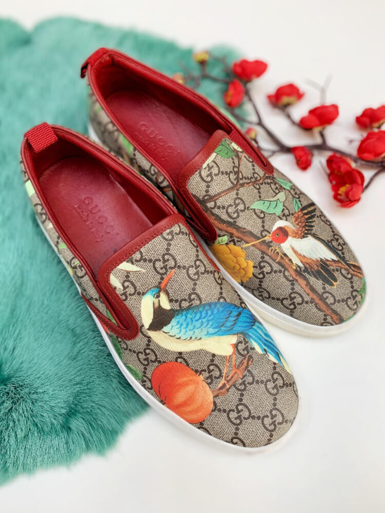 Krydderi Korrupt Produktion Gucci - GG Supreme Slip On Tian 6,5 | www.luxurybags.eu