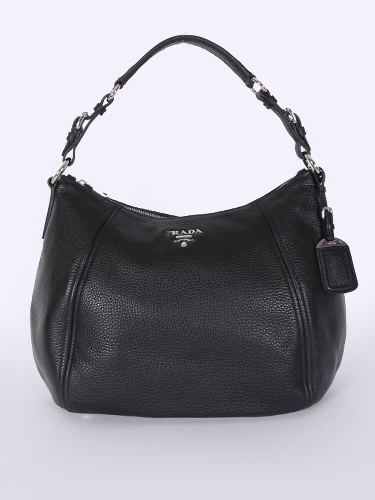 Prada Sacca Vitello Phenix Hobo Nero www.luxurybags.eu