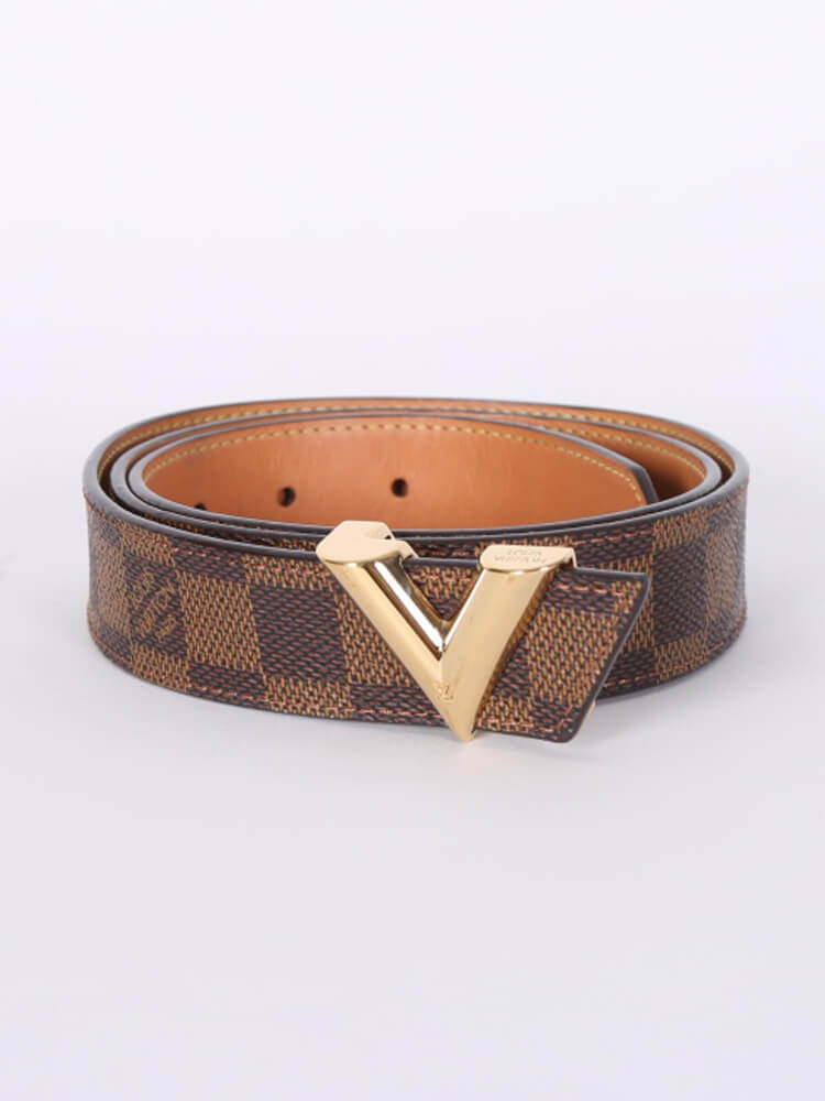 Louis Vuitton - V Canvas Belt 90 www.luxurybags.eu