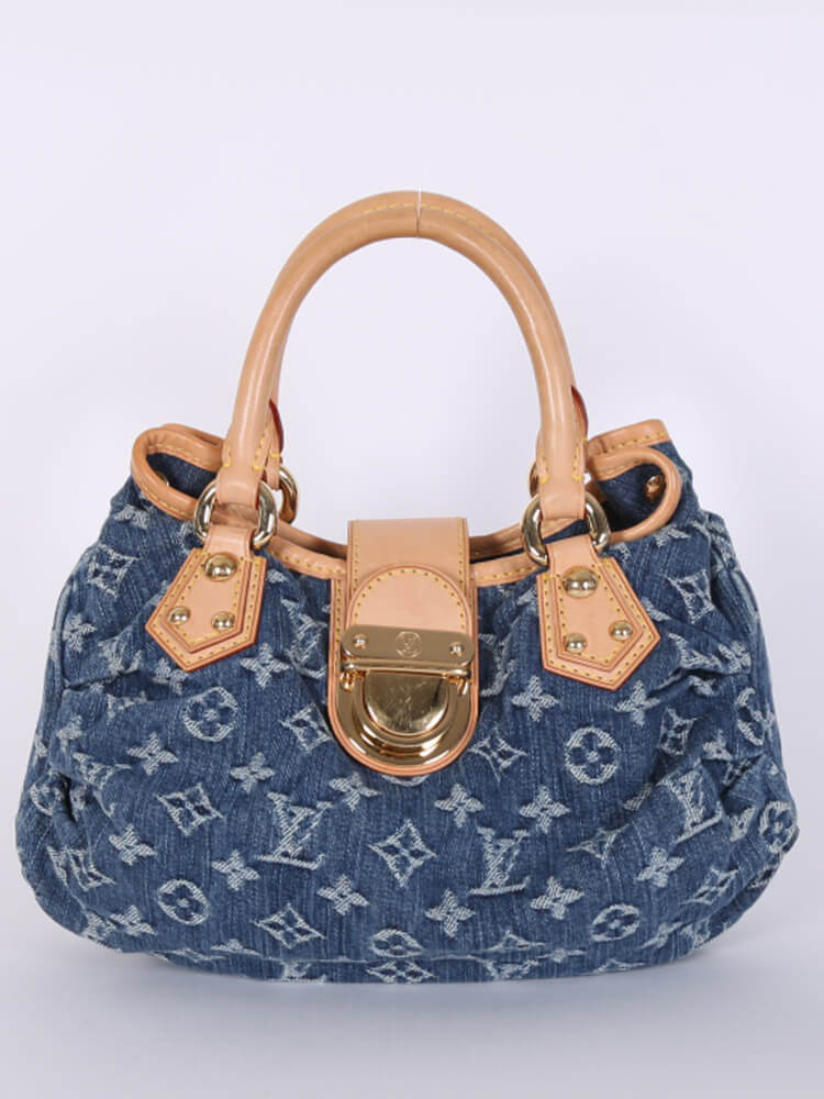 Louis Vuitton Pleaty Monogram Denim Bag | www.luxurybags.eu