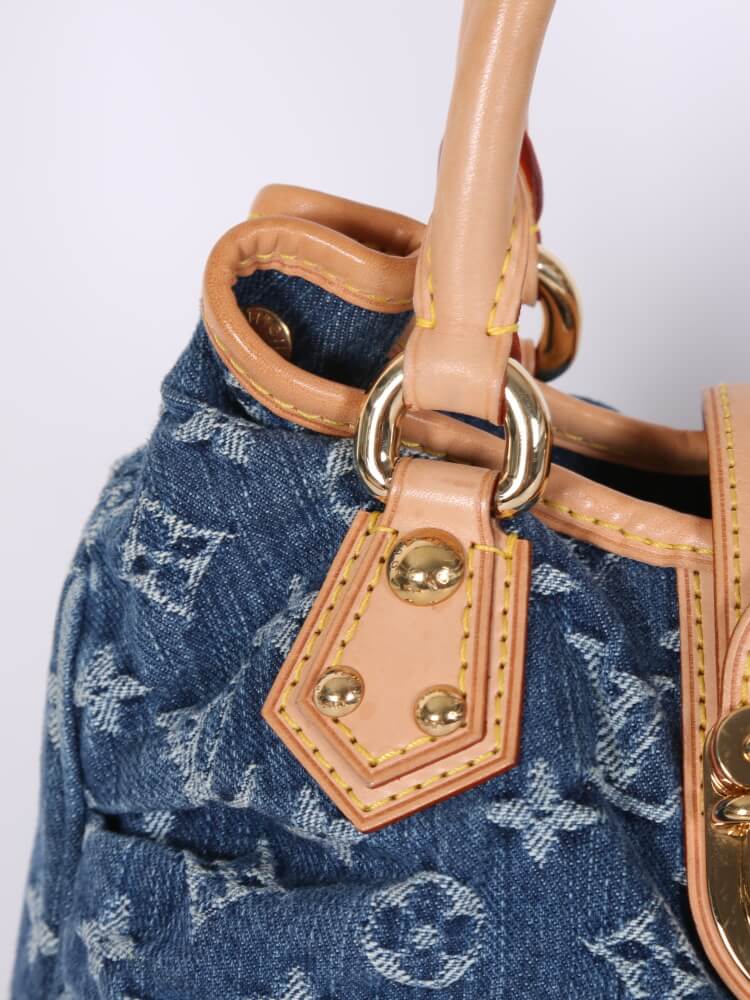 Louis Vuitton Monogram Denim Pleaty