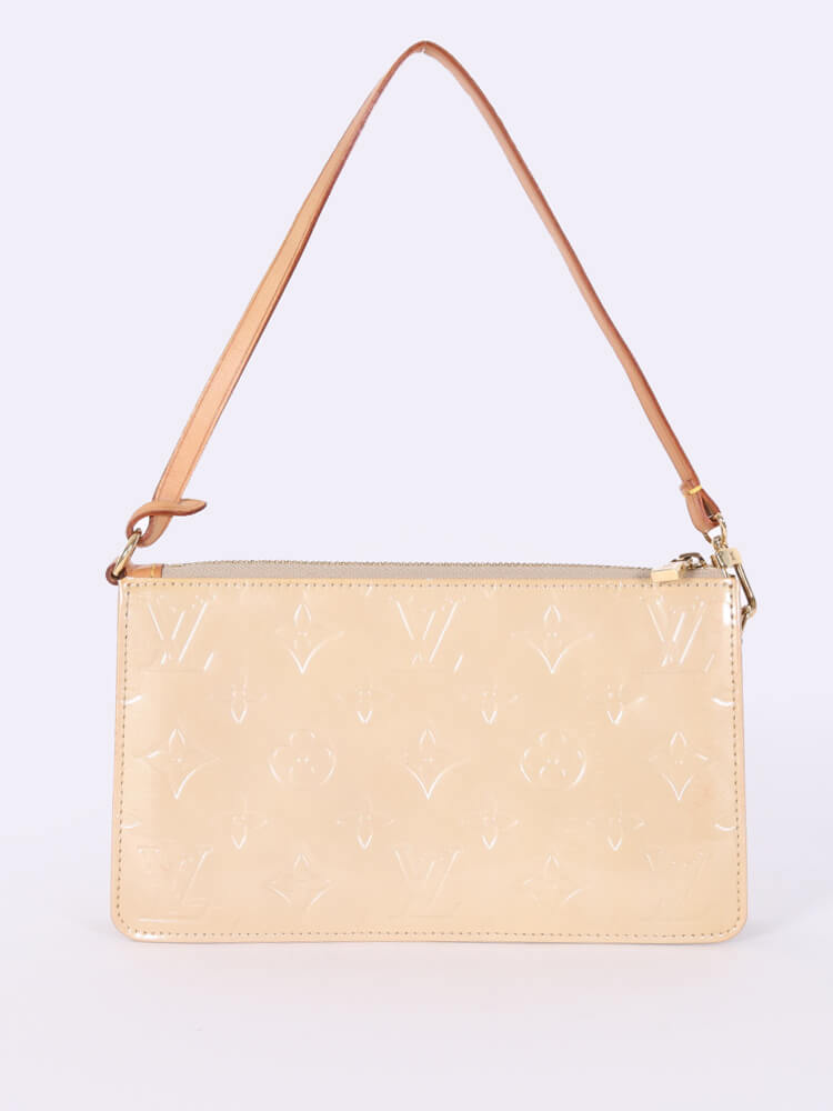 Lexington patent leather handbag Louis Vuitton Beige in Patent leather -  15617050