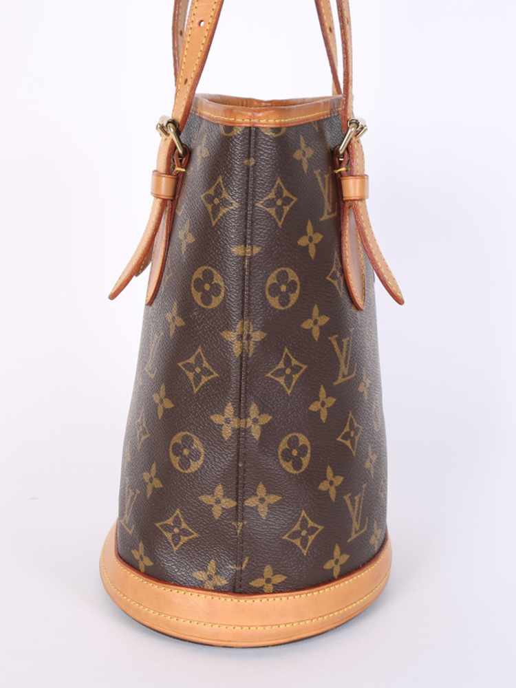 LOUIS VUITTON Vintage Petit Bucket Monogram Canvas Bag FL0093 France Paris  2003