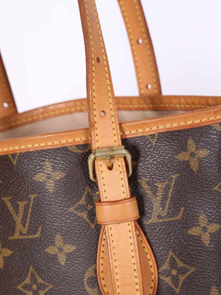 LOUIS VUITTON Vintage Petit Bucket Monogram Canvas Bag FL0093 France Paris  2003