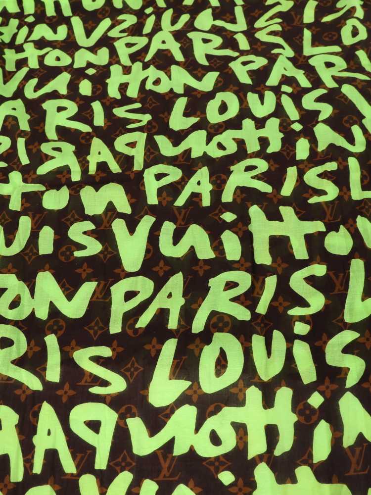 Louis Vuitton - Stephen Sprouse Graffiti Cotton Pareo Neon Green