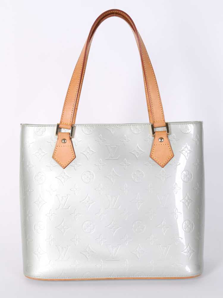 Louis Vuitton Grey Vernis Houston Bag ○ Labellov ○ Buy and Sell
