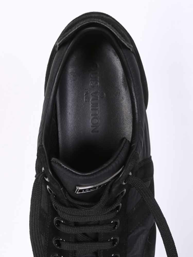 Louis Vuitton - Nylon & Suede Leather Men Sneakers Back 6,5