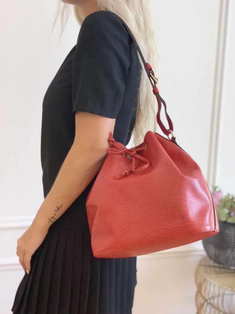 Louis Vuitton - Petit Noe Epi Leather Red