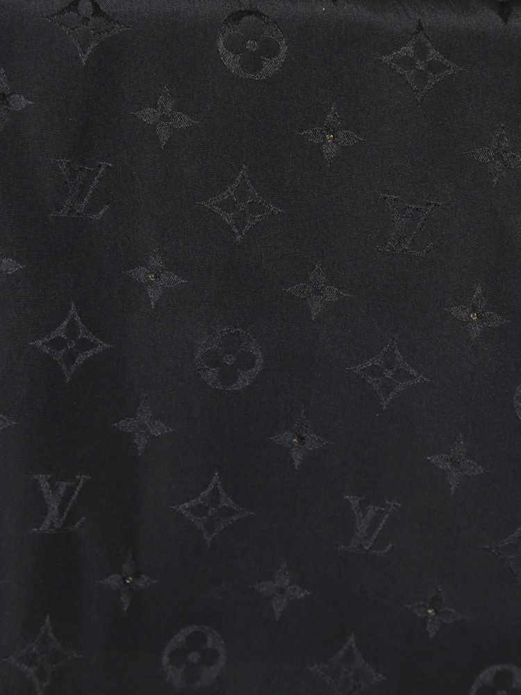 Louis Vuitton - Monogram Beads Silk Scarf Noir
