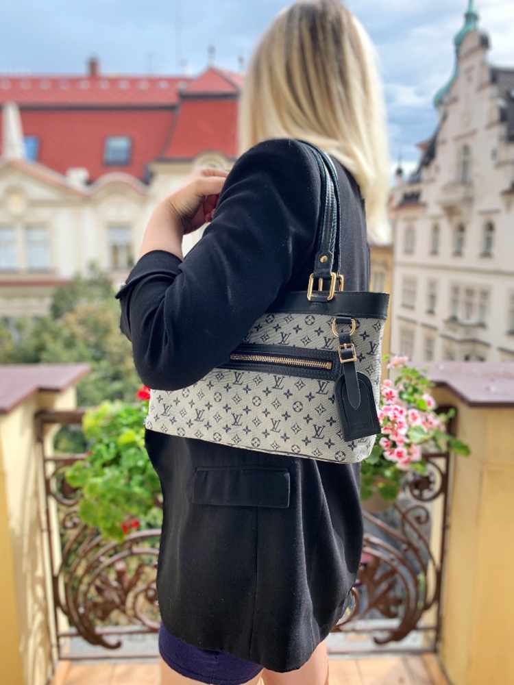 Louis Vuitton Monogram Mini Lin Lucille PM Tote