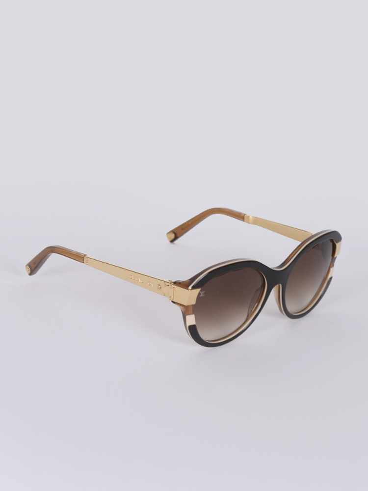 Louis Vuitton Petit Soupcon Cat Eye Sunglasses Acetate and Metal Brown  1729521