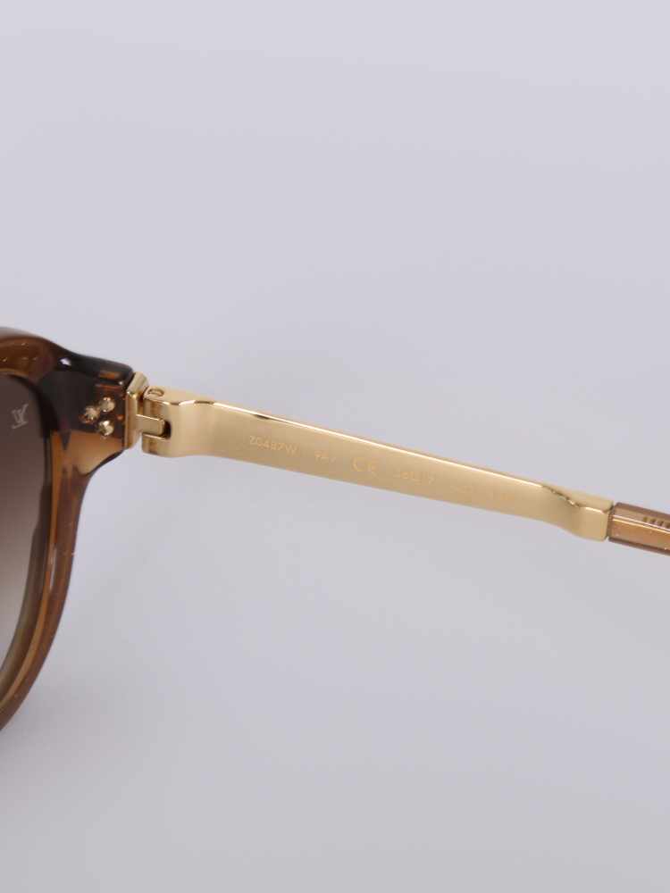 Louis Vuitton Petit Soupcon Cat Eye Sunglasses Acetate and Metal Brown  1729521