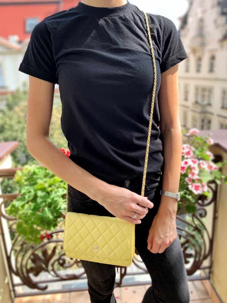 Chanel WOC Yellow Bag