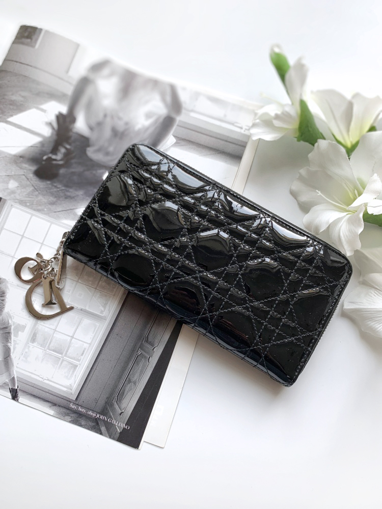 Lady dior long wallet cheap