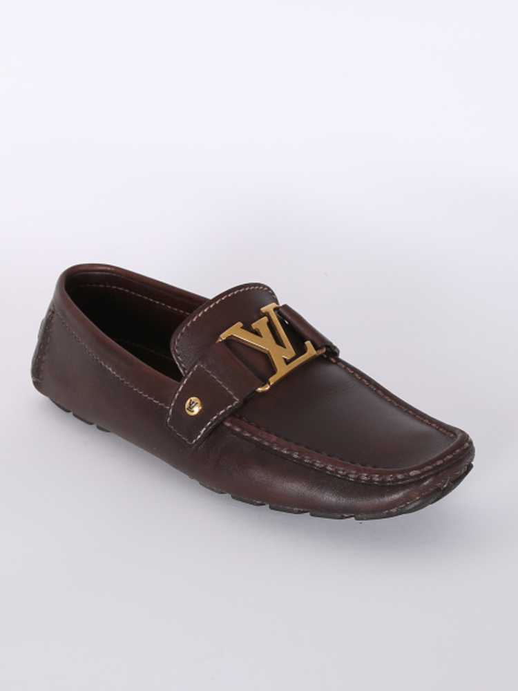 Louis Vuitton Monte Carlo loafers Brown Taupe Suede ref.146534 - Joli Closet