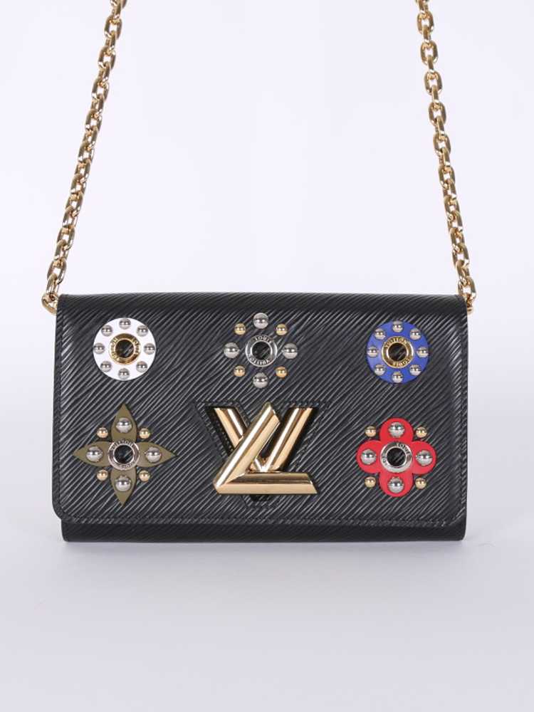 Louis Vuitton Block Color Monogram Epi Leather Twist Tape Chain