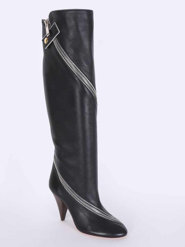 Celine best sale zipper boots
