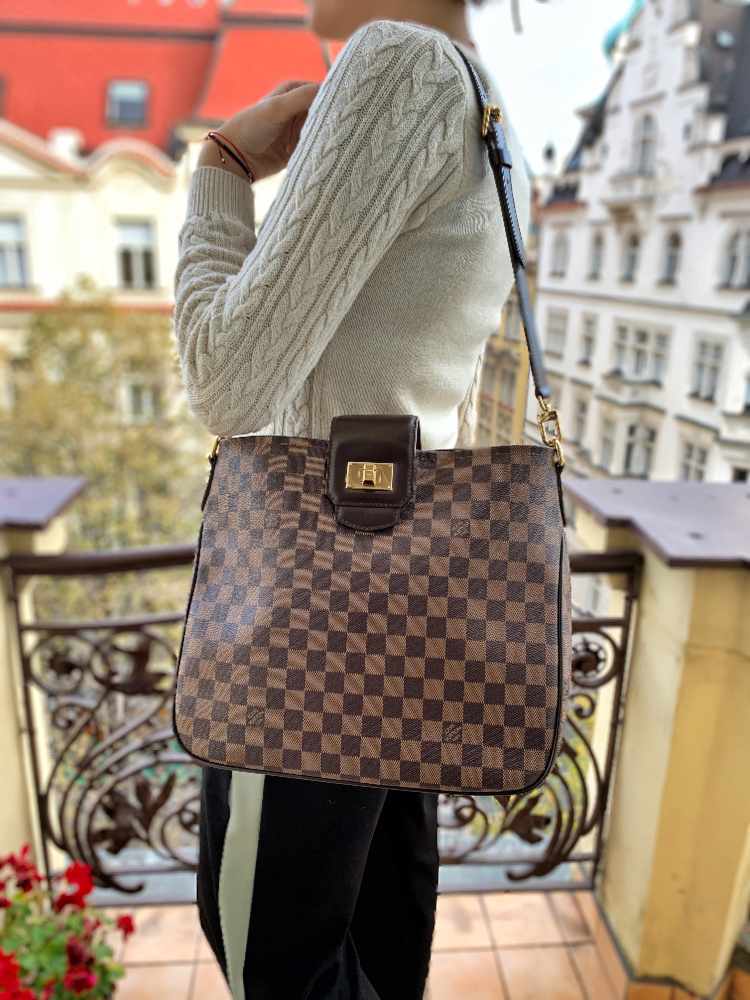 Louis Vuitton Damier Ebene Canvas Besace Rosebery Bag Louis Vuitton