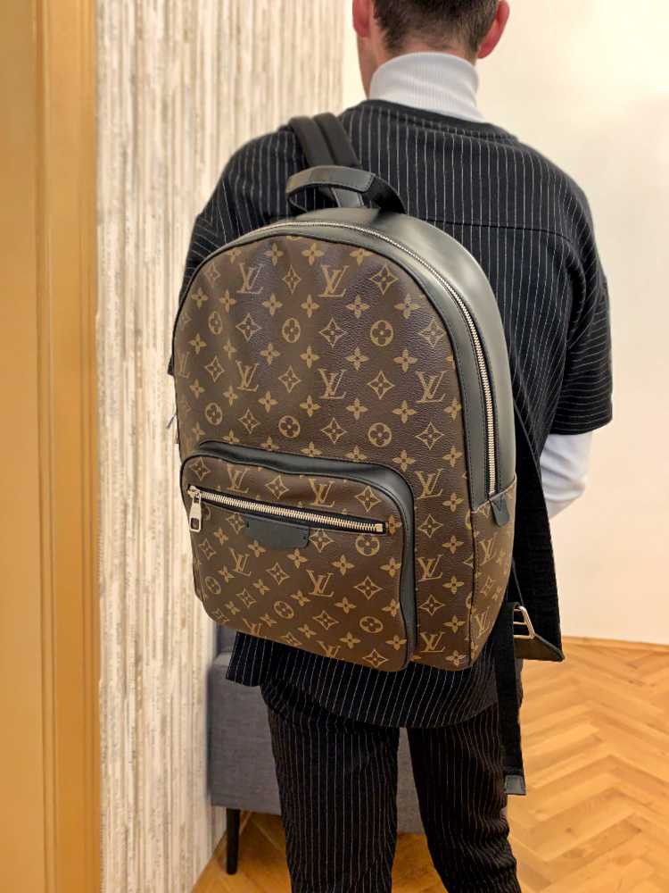 Louis Vuitton Monogram Macassar Canvas and Leather Josh Backpack Louis  Vuitton