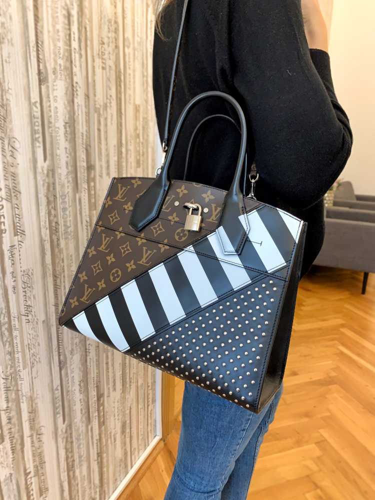 Louis Vuitton City Steamer Damier Monogram LV Pop Canvas Mini at 1stDibs