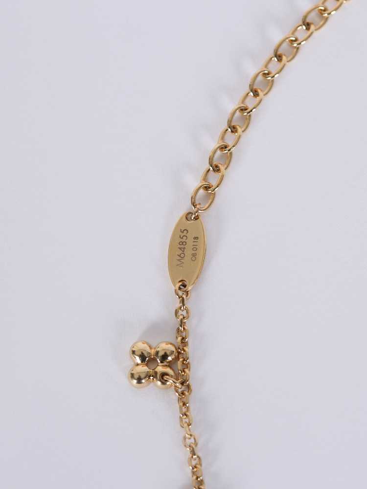 LOUIS VUITTON Metal Blooming Supple Necklace Gold 1259201