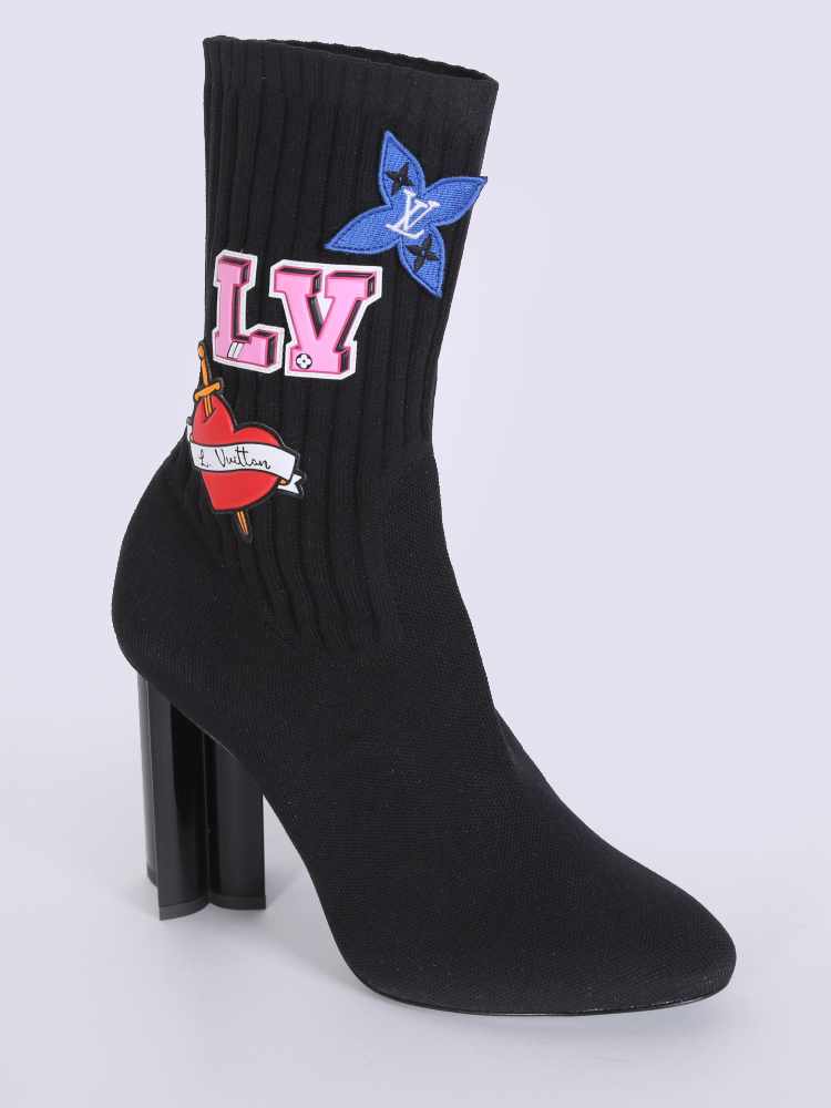 Louis Vuitton sock NOIR SILHOUETTE ANKLE BOOT