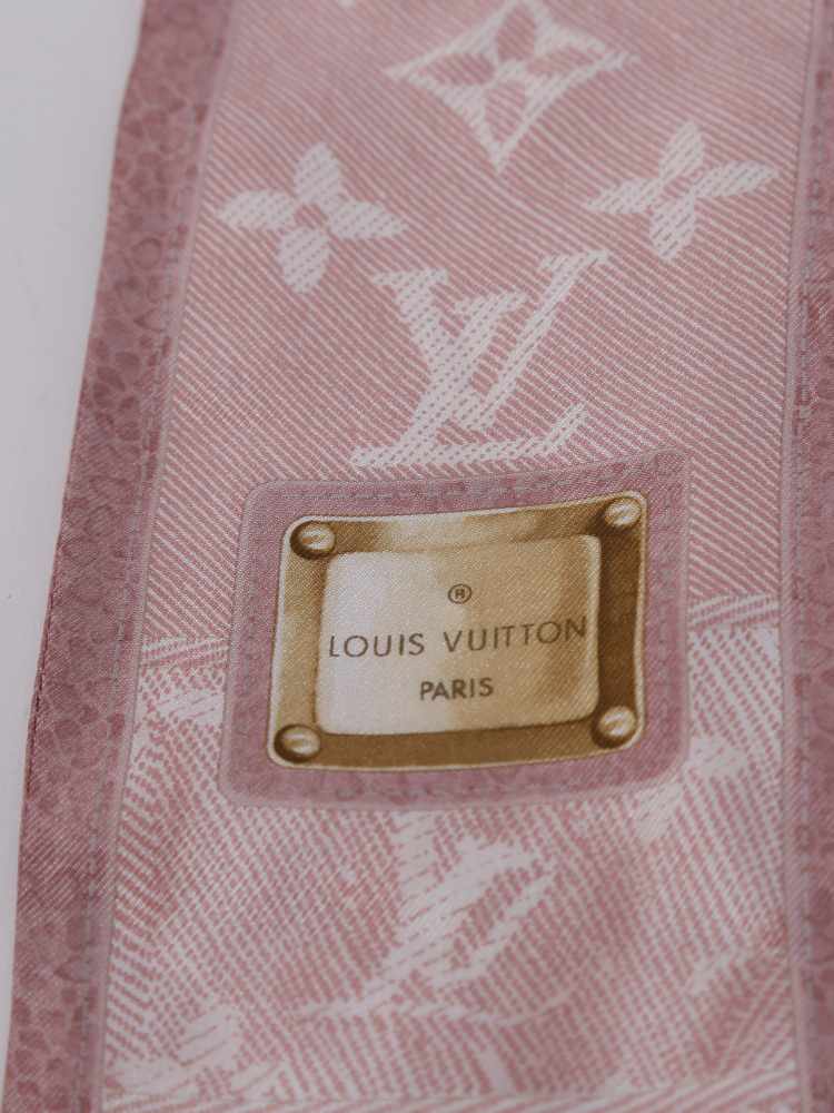 Louis Vuitton - Denimgram Confidential Bandeau - Silk - Rose Clair - Women - Luxury
