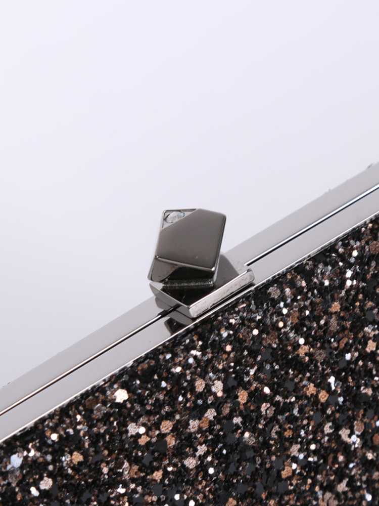 Jimmy choo celeste glitter clutch deals