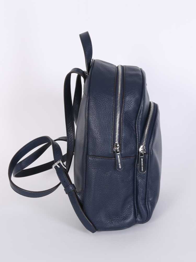Michael Kors Abbey Leather Medium Studded Backpack Navy Blue :  : Everything Else