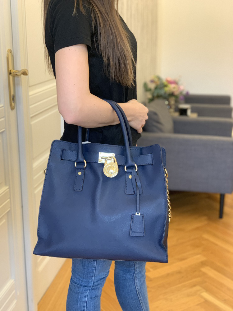 michael kors hamilton navy