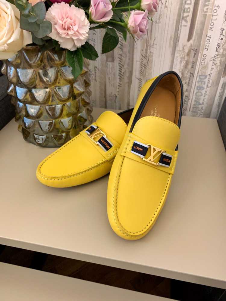 Louis Vuitton Lv Porto Vecchio Moccasin in Yellow for Men