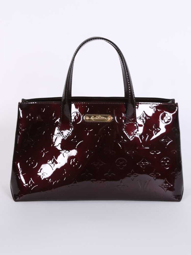 LOUIS VUITTON Vernis Wilshire PM Amarante 70701