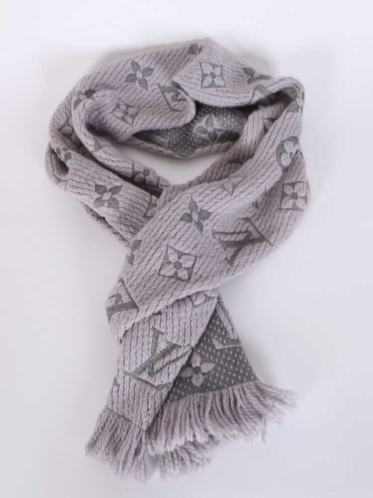 Louis Vuitton - Logomania Scarf Pearl Grey