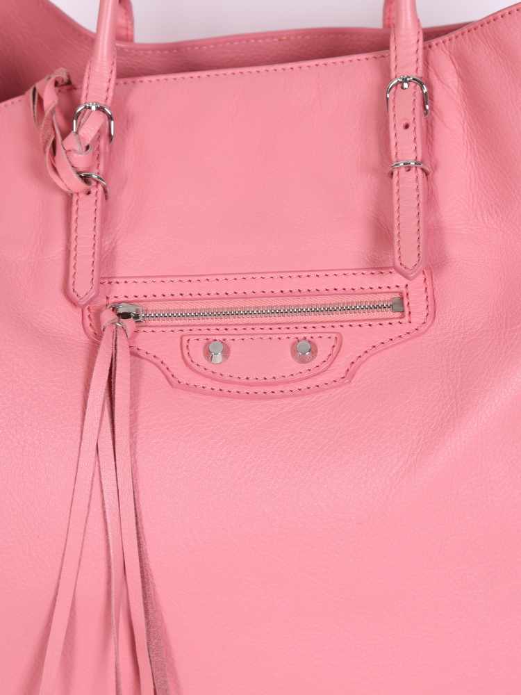 Balenciaga - Papier A4 Leather Zip Around Bag Salmon