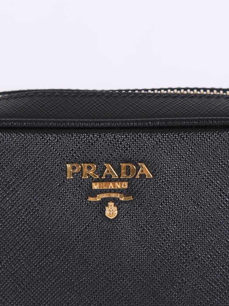 PRADA Saffiano Mini Camera Crossbody Bag Black 942396