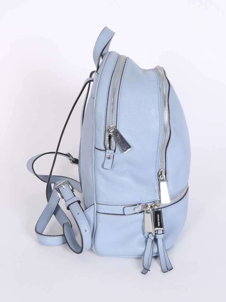 Rhea leather backpack Michael Kors Blue in Leather - 34735376