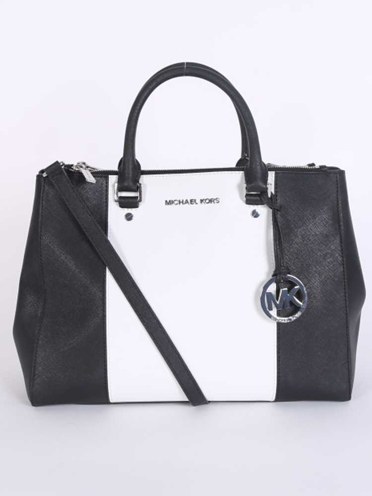 michael kors handbags black and white