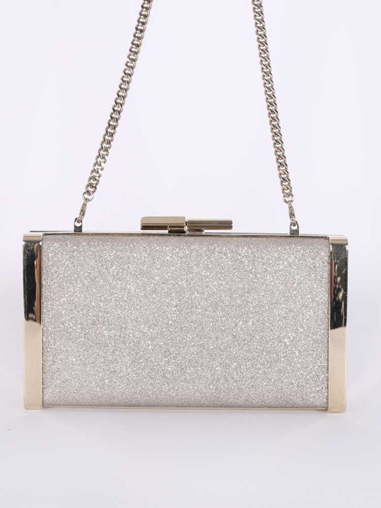 Jimmy Choo - J Box Dusty Glitter Clutch Bag Gold | www.luxurybags.eu