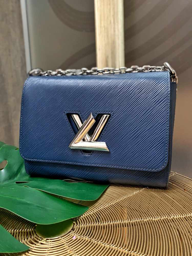 Louis Vuitton Twist MM Dark Blue - lushenticbags