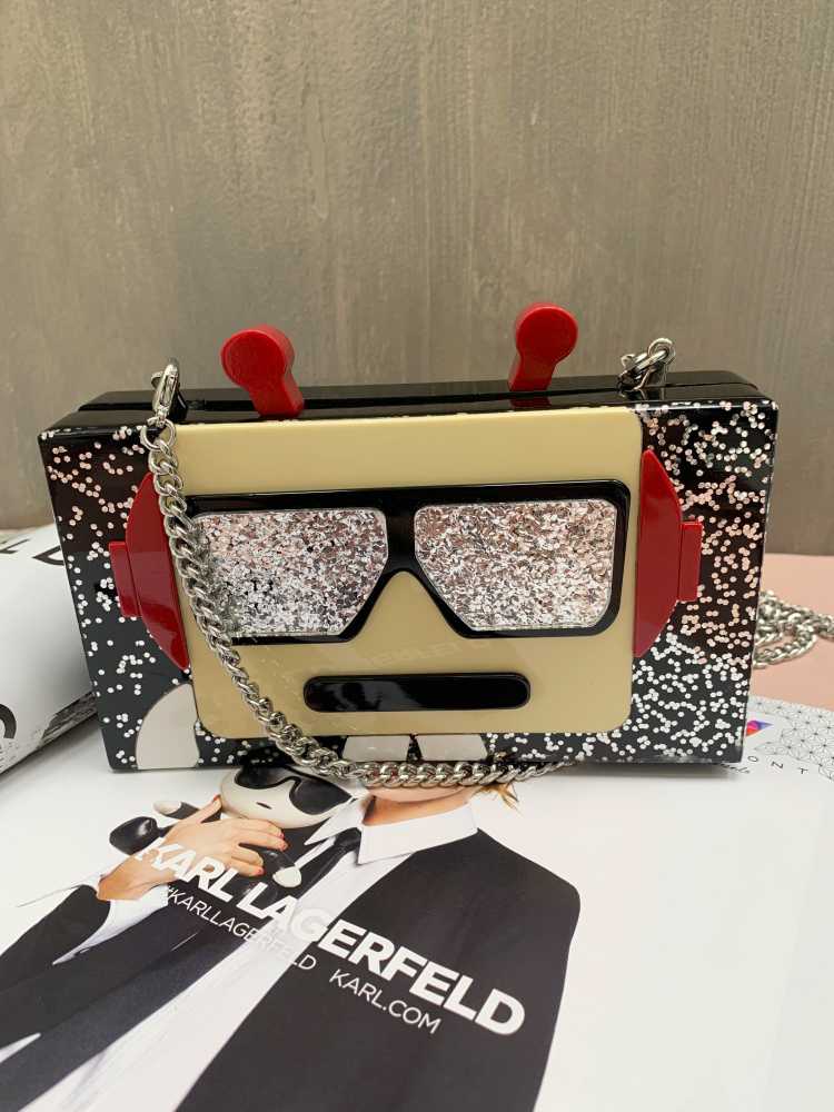 karl lagerfeld box clutch