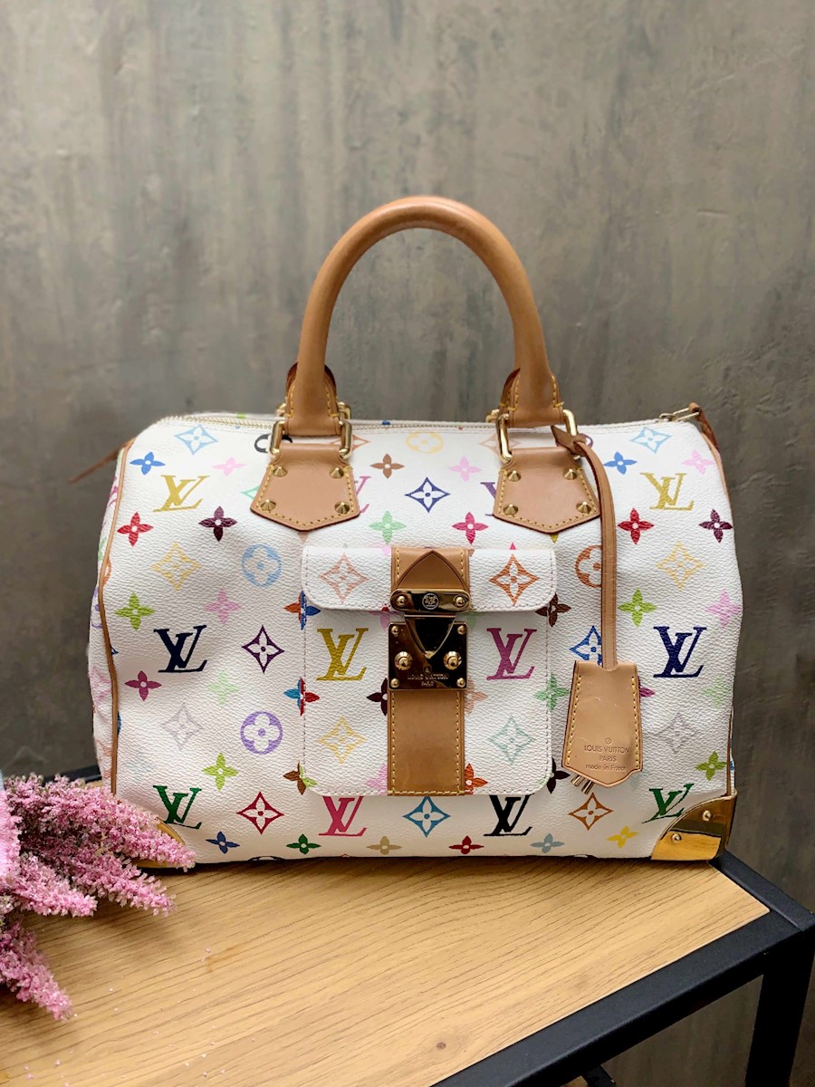 Louis Vuitton Speedy 30 Multicolor Monogram Canvas